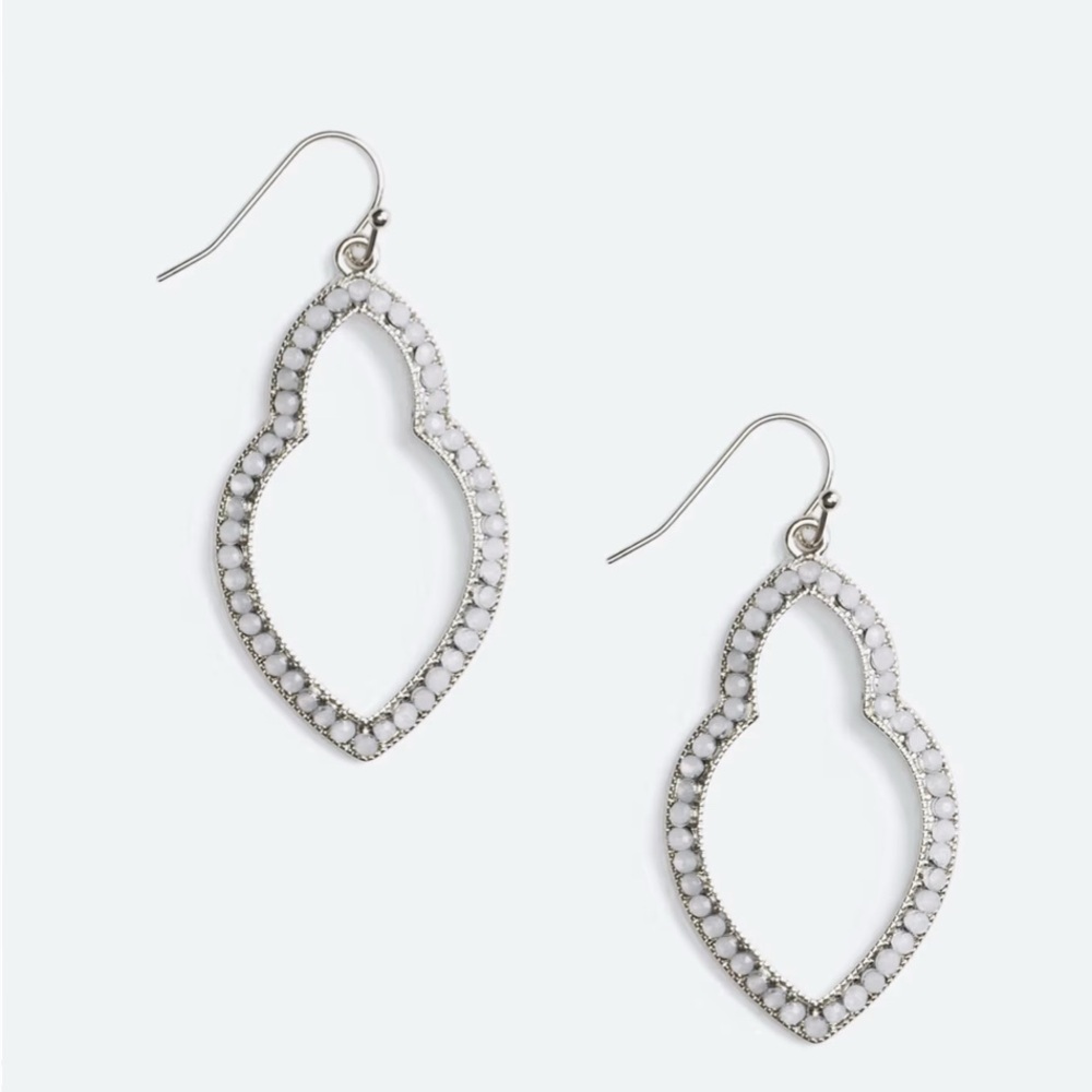 Elegant Silver Drop Earrings